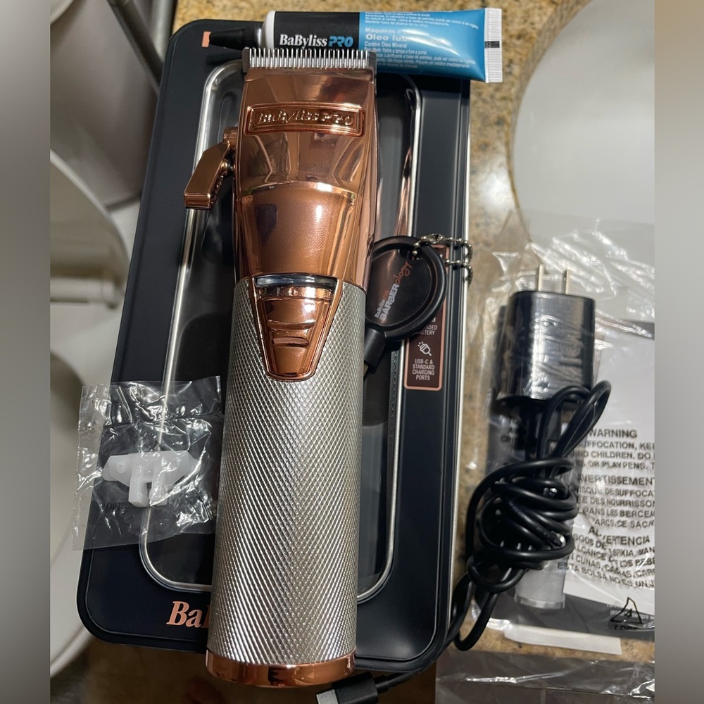 BaByliss Copper and Silver Hair Clipper
